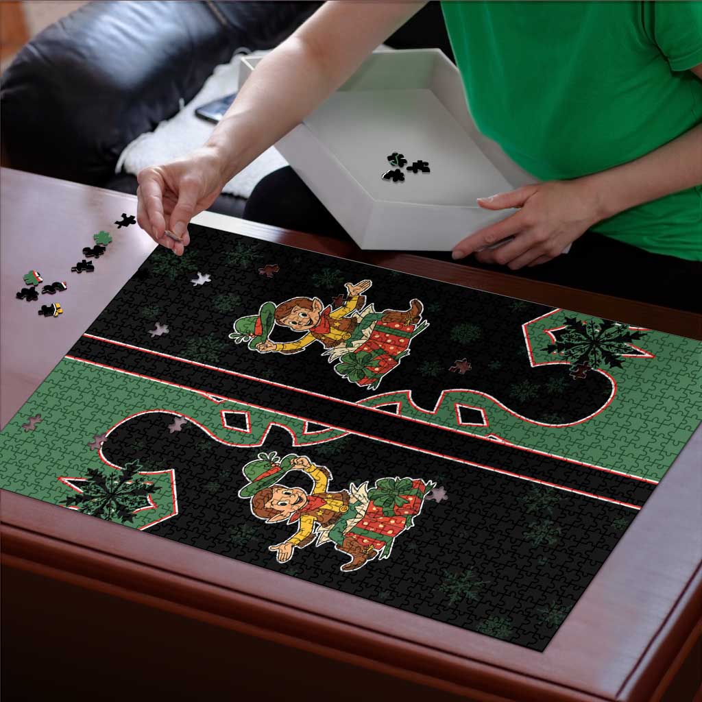 Western Yoke Puzzle Elves Cowboy Style - Wonder Print Shop
