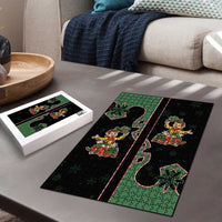 Western Yoke Puzzle Elves Cowboy Style - Wonder Print Shop