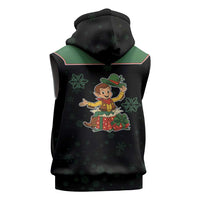 Western Yoke Sleeveless Zip Hoodie Elves Cowboy Style - Wonder Print Shop