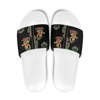 Western Yoke Slide Sandals Elves Cowboy Style - Wonder Print Shop