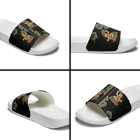 Western Yoke Slide Sandals Elves Cowboy Style - Wonder Print Shop