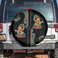 Western Yoke Spare Tire Cover Elves Cowboy Style - Wonder Print Shop