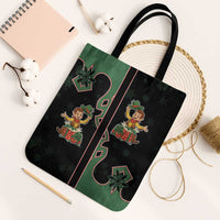 Western Yoke Tote Bag Elves Cowboy Style - Wonder Print Shop
