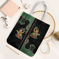 Western Yoke Tote Bag Elves Cowboy Style - Wonder Print Shop