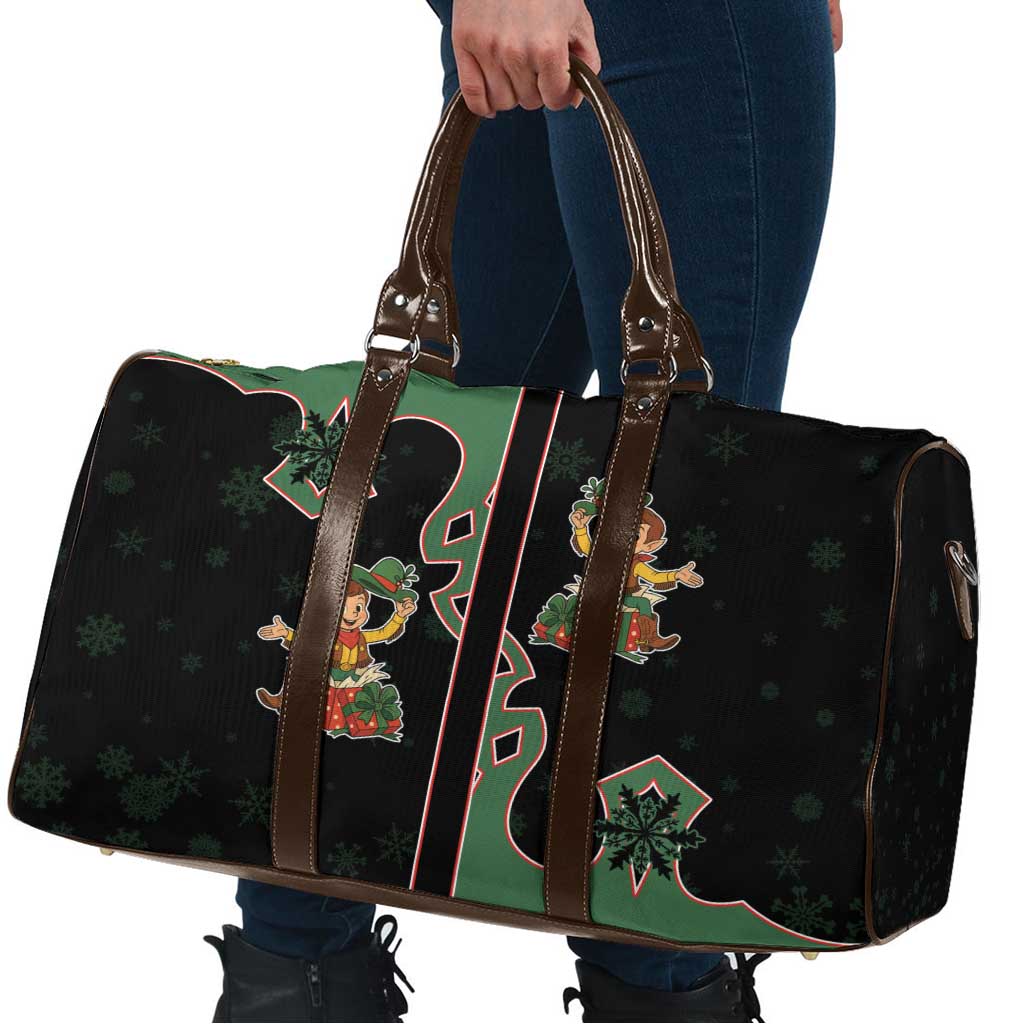 Western Yoke Travel Bag Elves Cowboy Style - Wonder Print Shop