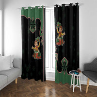Western Yoke Window Curtain Elves Cowboy Style - Wonder Print Shop