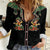 Western Yoke Women Casual Shirt Elves Cowboy Style - Wonder Print Shop