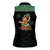 Western Yoke Women Sleeveless Polo Shirt Elves Cowboy Style - Wonder Print Shop