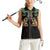 Western Yoke Women Sleeveless Polo Shirt Elves Cowboy Style - Wonder Print Shop