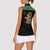 Western Yoke Women Sleeveless Polo Shirt Elves Cowboy Style - Wonder Print Shop