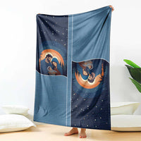 Western Yoke Blanket Holy Family Christmas Cowboy Style - Wonder Print Shop