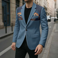 Western Yoke Blazer Holy Family Christmas Cowboy Style - Wonder Print Shop