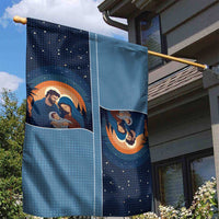 Western Yoke Garden Flag Holy Family Christmas Cowboy Style - Wonder Print Shop