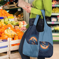 Western Yoke Grocery Bag Holy Family Christmas Cowboy Style - Wonder Print Shop