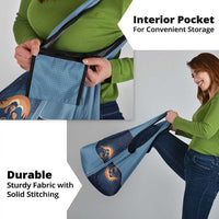 Western Yoke Grocery Bag Holy Family Christmas Cowboy Style - Wonder Print Shop