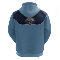 Western Yoke Hoodie Holy Family Christmas Cowboy Style - Wonder Print Shop