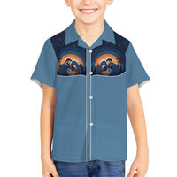 Western Yoke Kid Hawaiian Shirt Holy Family Christmas Cowboy Style - Wonder Print Shop