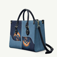 Western Yoke Leather Bag Holy Family Christmas Cowboy Style - Wonder Print Shop