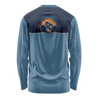 Western Yoke Long Sleeve Shirt Holy Family Christmas Cowboy Style - Wonder Print Shop