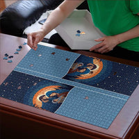 Western Yoke Puzzle Holy Family Christmas Cowboy Style - Wonder Print Shop