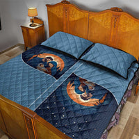 Western Yoke Quilt Bed Set Holy Family Christmas Cowboy Style - Wonder Print Shop