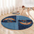 Western Yoke Round Carpet Holy Family Christmas Cowboy Style - Wonder Print Shop