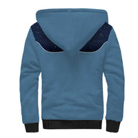 Western Yoke Sherpa Hoodie Holy Family Christmas Cowboy Style - Wonder Print Shop