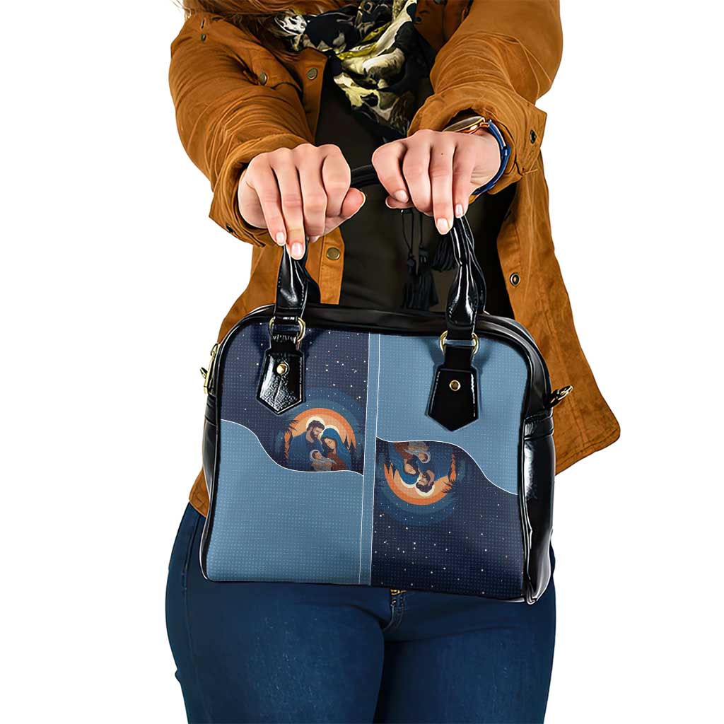Western Yoke Shoulder Handbag Holy Family Christmas Cowboy Style - Wonder Print Shop