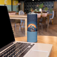 Western Yoke Skinny Tumbler Holy Family Christmas Cowboy Style - Wonder Print Shop