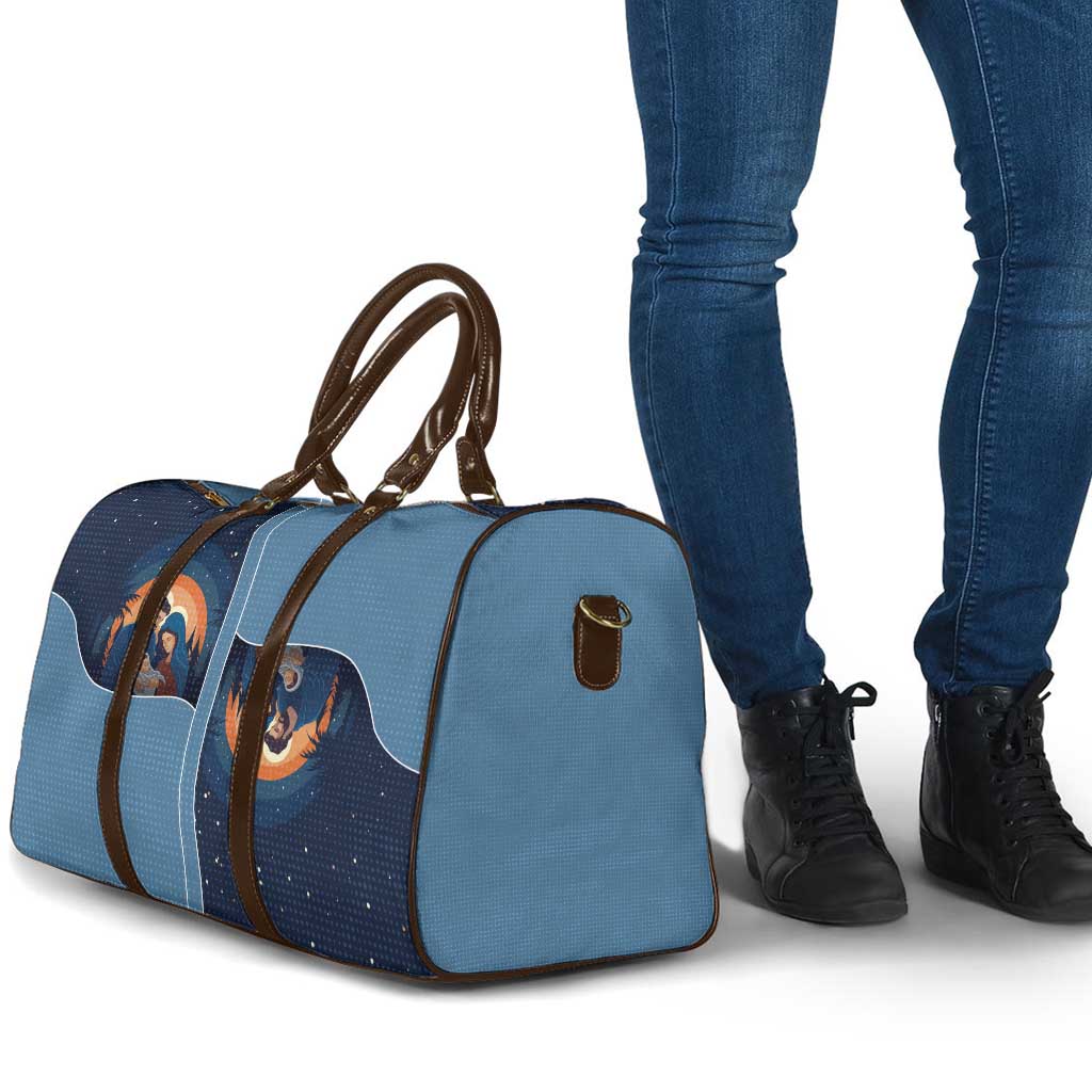 Western Yoke Travel Bag Holy Family Christmas Cowboy Style - Wonder Print Shop