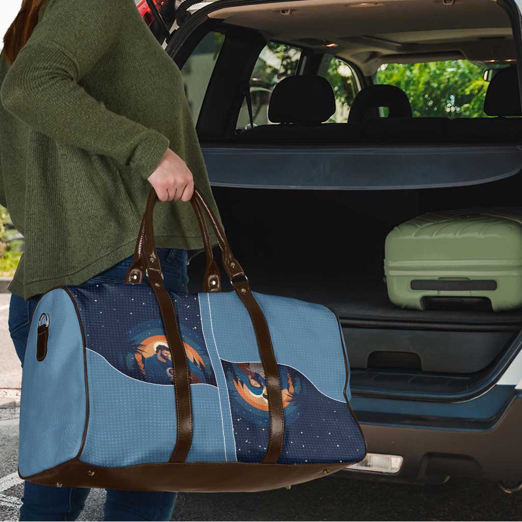 Western Yoke Travel Bag Holy Family Christmas Cowboy Style - Wonder Print Shop