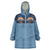 Western Yoke Wearable Blanket Hoodie Holy Family Christmas Cowboy Style - Wonder Print Shop