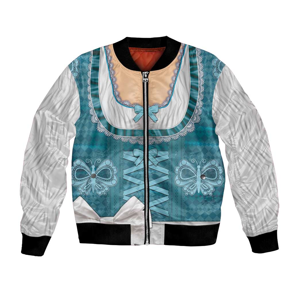 Oktoberfest Bomber Jacket Dirndl Retro Style - Wonder Print Shop