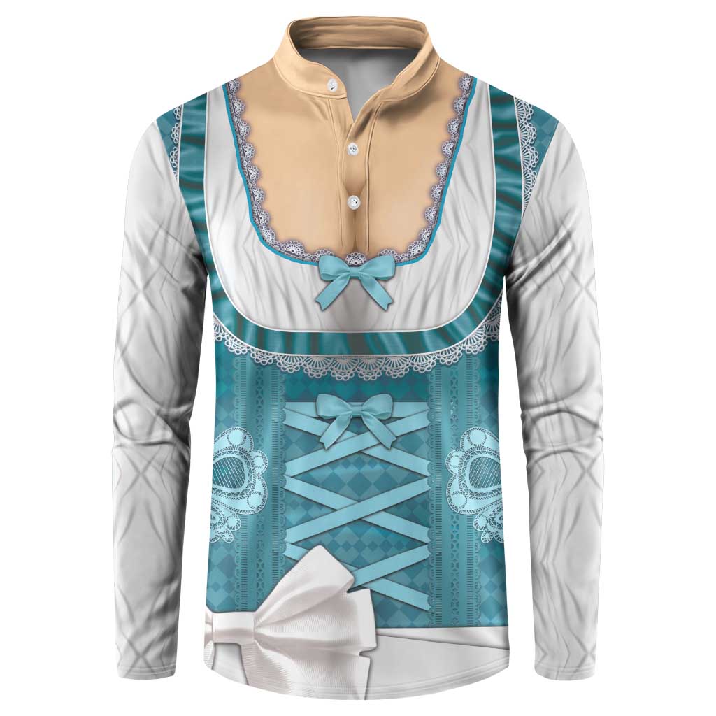 Oktoberfest Button Sweatshirt Dirndl Retro Style - Wonder Print Shop