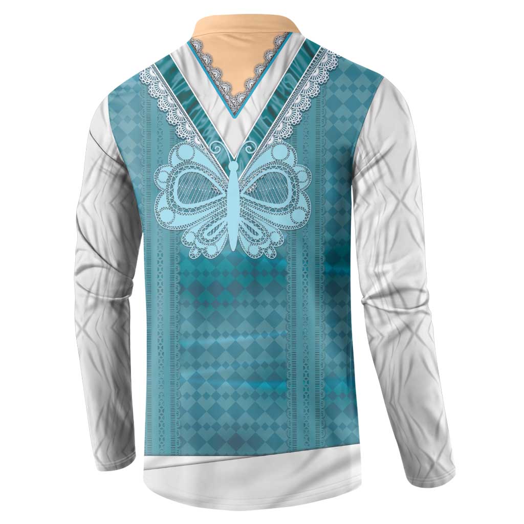 Oktoberfest Button Sweatshirt Dirndl Retro Style - Wonder Print Shop