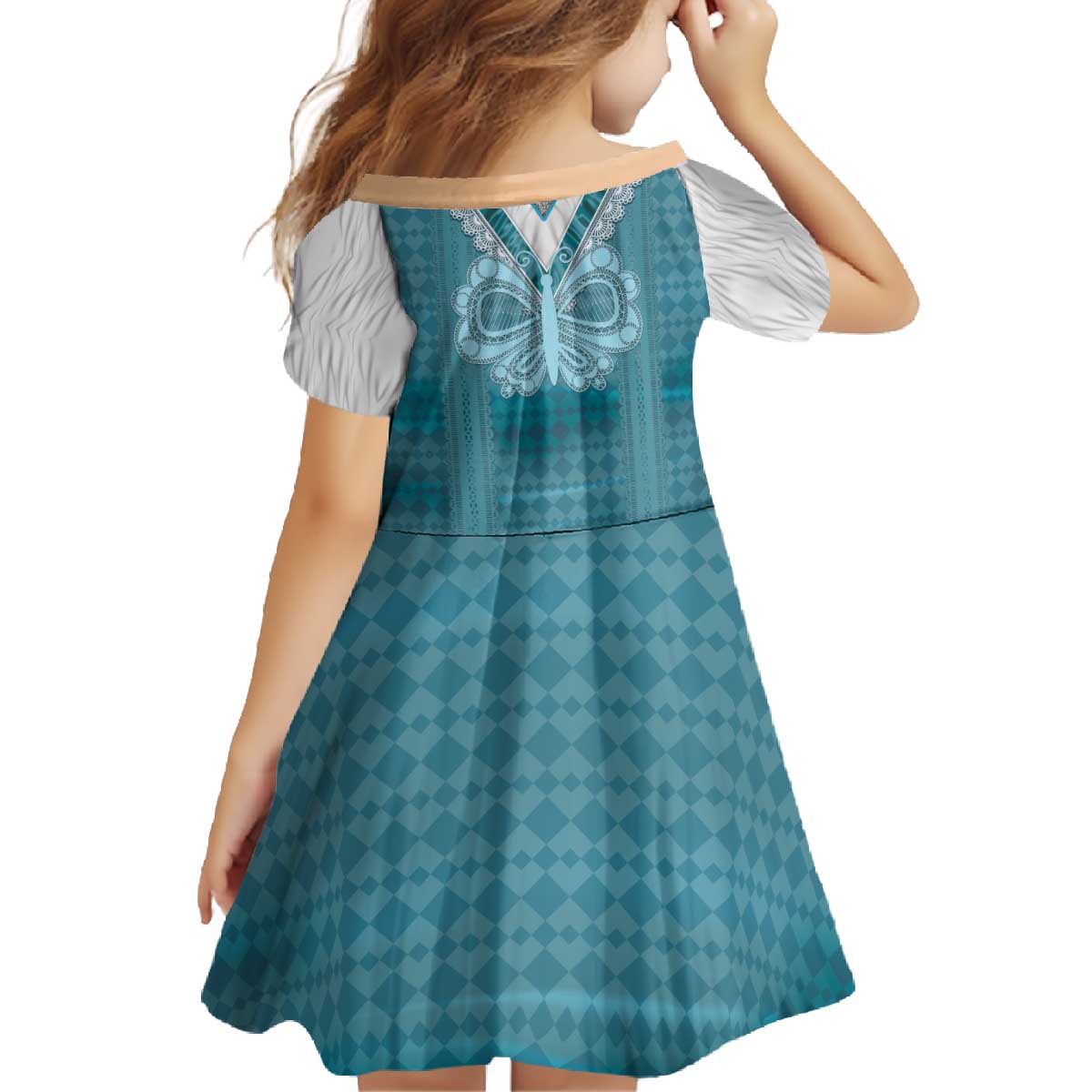 Oktoberfest Family Matching Off The Shoulder Long Sleeve Dress and Hawaiian Shirt Dirndl Retro Style - Wonder Print Shop