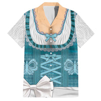 Oktoberfest Family Matching Off The Shoulder Long Sleeve Dress and Hawaiian Shirt Dirndl Retro Style - Wonder Print Shop