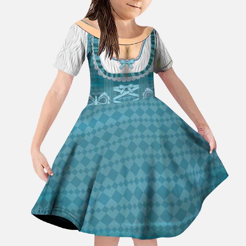 Oktoberfest Family Matching Off Shoulder Maxi Dress and Hawaiian Shirt Dirndl Retro Style - Wonder Print Shop