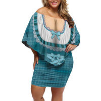 Oktoberfest Family Matching Off Shoulder Short Dress and Hawaiian Shirt Dirndl Retro Style - Wonder Print Shop