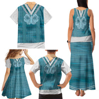 Oktoberfest Family Matching Tank Maxi Dress and Hawaiian Shirt Dirndl Retro Style - Wonder Print Shop