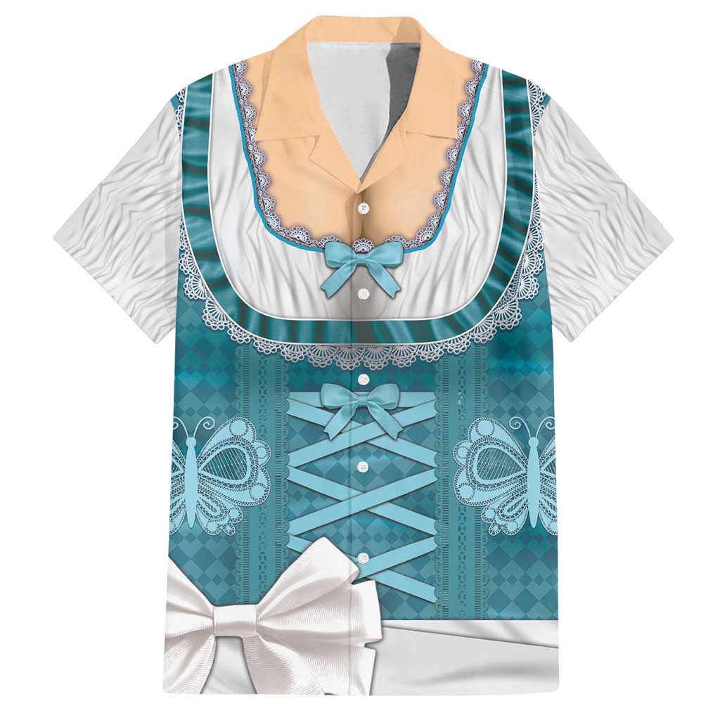 Oktoberfest Family Matching Tank Maxi Dress and Hawaiian Shirt Dirndl Retro Style - Wonder Print Shop