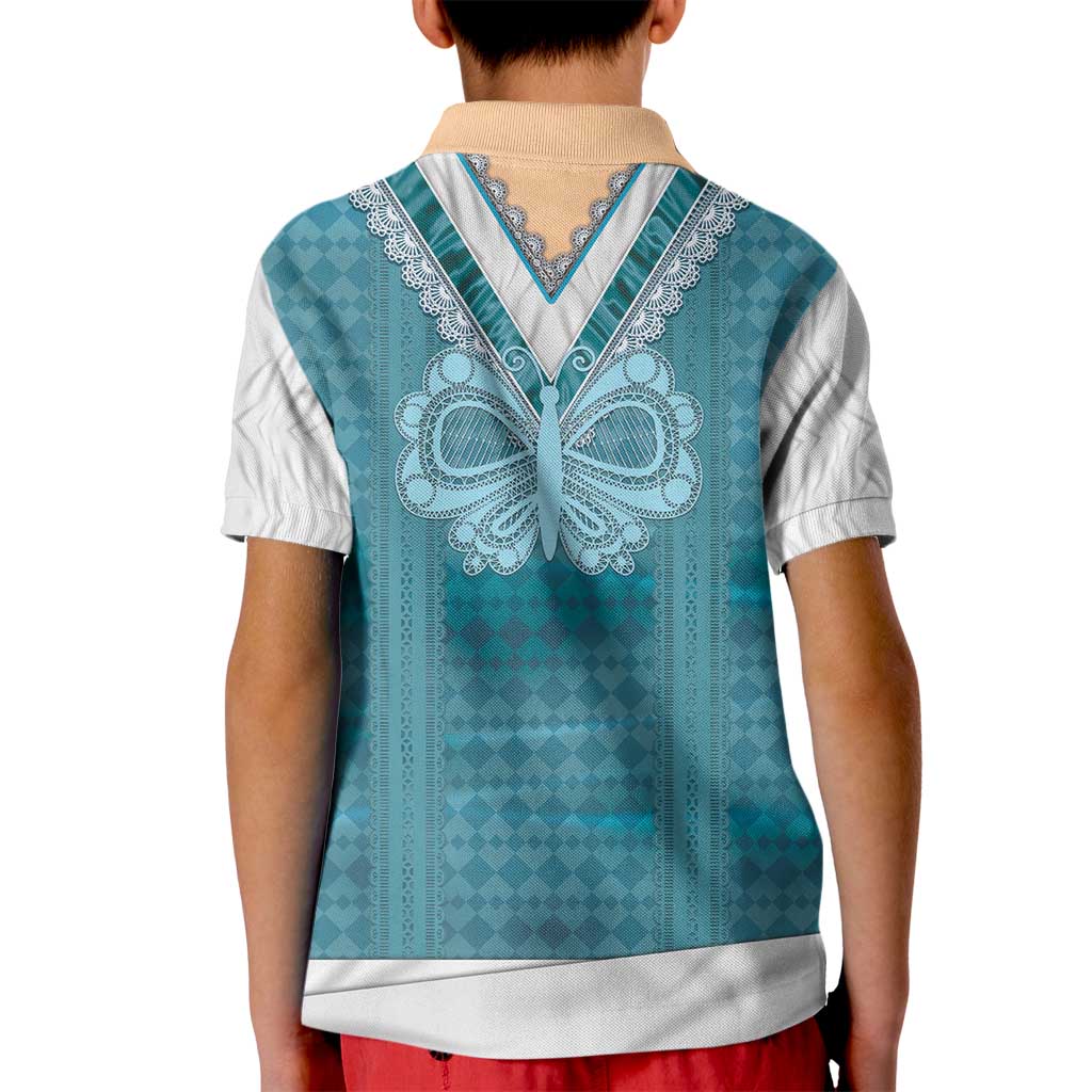 Oktoberfest Kid Polo Shirt Dirndl Retro Style - Wonder Print Shop