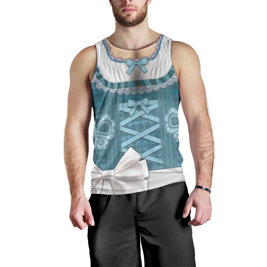 Oktoberfest Men Tank Top Dirndl Retro Style - Wonder Print Shop