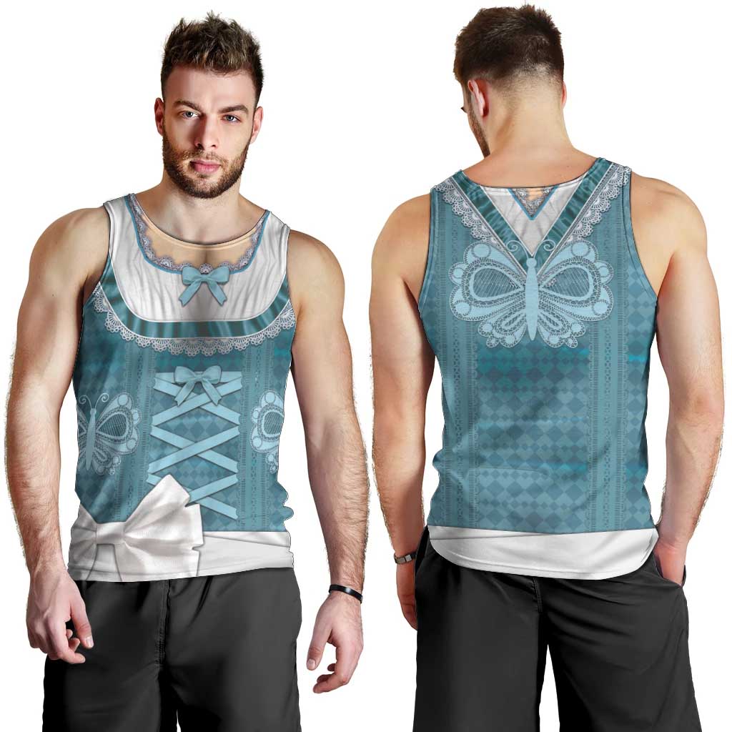 Oktoberfest Men Tank Top Dirndl Retro Style - Wonder Print Shop