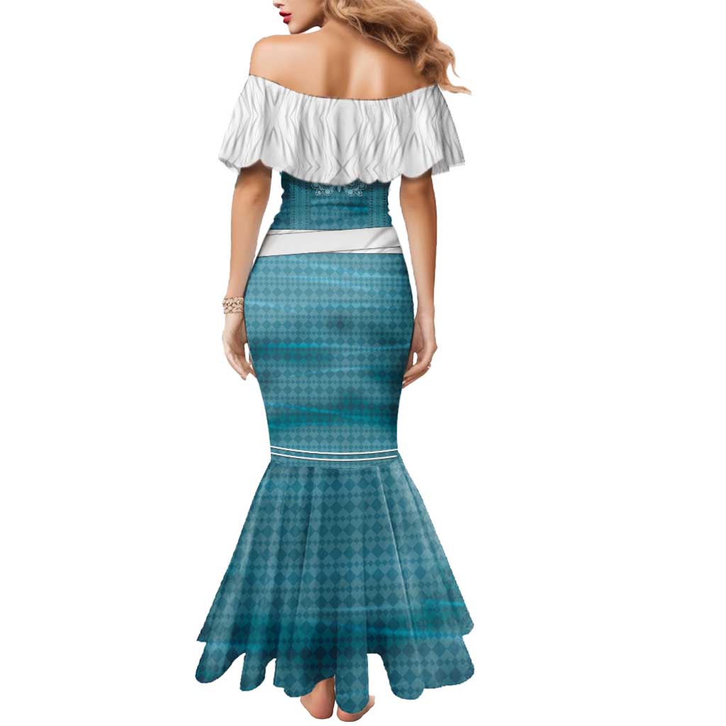 Oktoberfest Mermaid Dress Dirndl Retro Style - Wonder Print Shop