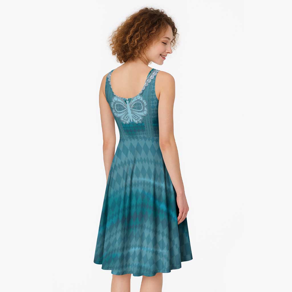 Oktoberfest Midi Dress Dirndl Retro Style - Wonder Print Shop