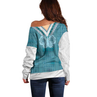 Oktoberfest Off Shoulder Sweater Dirndl Retro Style - Wonder Print Shop