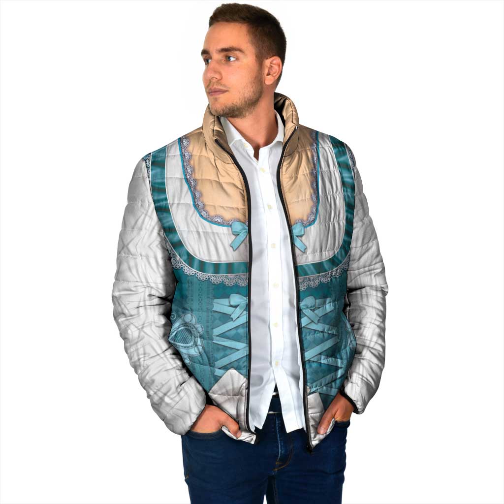 Oktoberfest Padded Jacket Dirndl Retro Style - Wonder Print Shop