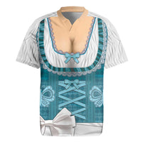Oktoberfest Rugby Jersey Dirndl Retro Style - Wonder Print Shop
