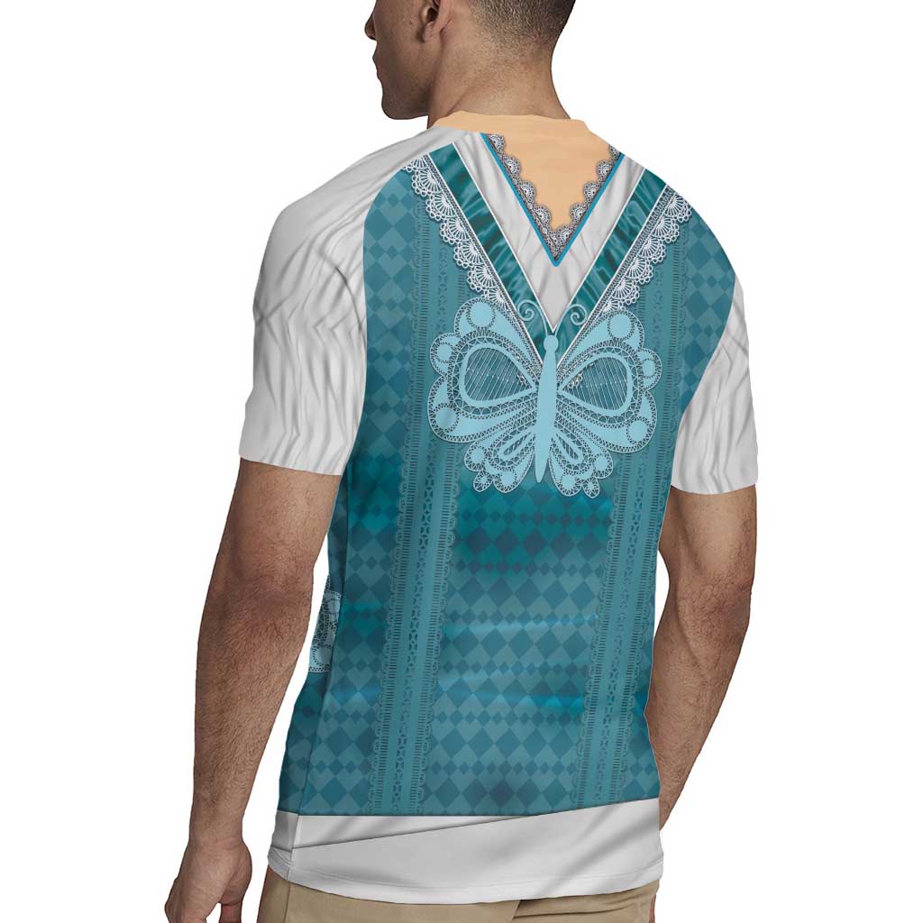 Oktoberfest Rugby Jersey Dirndl Retro Style - Wonder Print Shop